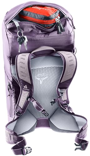 Deuter AC Lite 22L SL Hiking & Daypack Backpack with Narrow Fit, Steel Frame & Superior Breathability - Lavender-Purple - color: Lavender-purple, size: 22L
