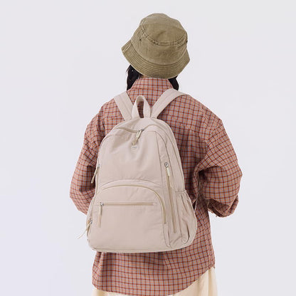 Backpack for Women, Work College Laptop Backpack, Lightweight Travel Backpack Purse, Casual Daypack Bag (Khaki) - color: Khaki