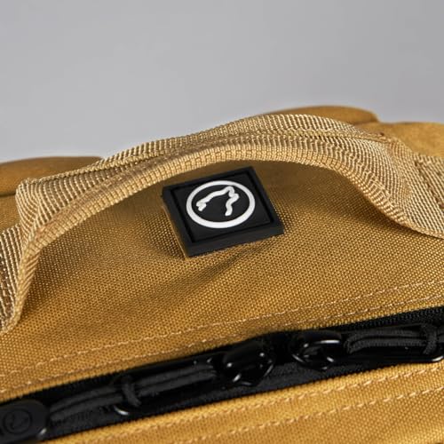 WOLFpak 9L Mini Tactical Backpack for Men & Women | Compact, Small Everyday Carry Bag for Gym, School, Travel | Durable, Water-Resistant Daypack with Molle System and Patch Panel (Khaki) - color: Khaki