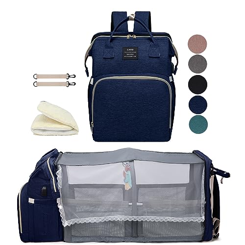 houscly Green Diaper Bag Backpack for Mom: Baby Bags for Boys Girls Toddler Women Men Large Back Pack Diapers Bag Big Travel Pañaleras Modernas Para Bebe Niña Unisex Newborn Essential Baby Registry - color: Blue