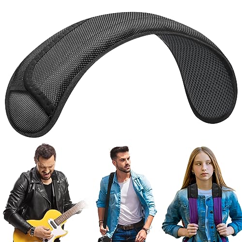 FIEIL Extra Thick Shoulder Strap Pad, Universal Replacement Shoulder Pad, for Shoulder Bags, Guitar Strap, Detachable Shoulder Strap Pad Pads Help Relieve Shoulder Pain(Sandwich Mesh) - size: Sandwich Mesh