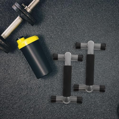 LALAFINA H-shaped Push up Bars Set for Strength Training, Non-slip Parallettes Handles, Portable Fitness Equipment for Home Chest Muscle Workout and Floor Exercises