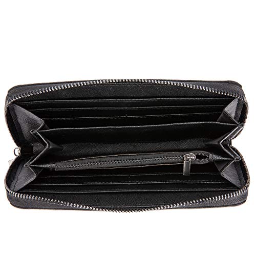 LOVEVOOK Geometric Luminous Purses and Handbags for Women Holographic Reflective Crossbody Bag Wallet - color: Zipper Wallet