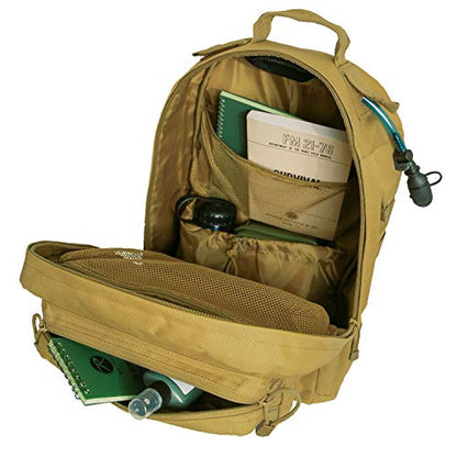 Rothco Fast Mover Tactical Backpack - Outdoor Hiking Pack for EDC Essential Gear (Coyote Brown) - color: Coyote Brown