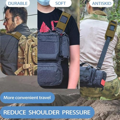 ZINMARK 2-Pack Shoulder Pad Anti-Slip Cushion Breathable Pad for for Laptop Bags, Messenger Bags, Briefcase Bags, Luggage Bags, Tool Bags, Travel Bags and Most Bags, Camouflage Green - color: Camouflage Green