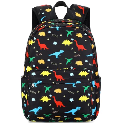 CAMTOP Preschool Backpack for Kids Boys Girls Toddler Backpack Kindergarten School Bookbags for Age 3-8 (Colorful Dinosaur) - color: Colorful Dinosaur
