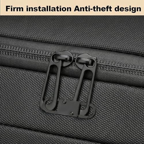 MILAKE 10 Pcs Premium Anti-Theft Zipper Lock, Small Clips for Bags, Backpacks, Purses, Luggage, Zipper Pull Replacement, Durable Multi-Color Set for Travelers, Hikers, and Daily Commuters (Black) - color: black