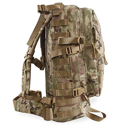 Highland Tactical Stealth Heavy Duty Tactical Backpack Backpack, CAMO - color: Camo