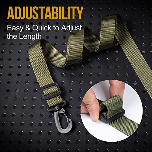 ONETIGRIS Shoulder Straps Replacement Adjustable Strap for Briefcase Messenger Bag, Green - style: Green - 1 Pack