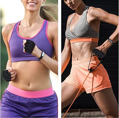 Fitness Exercise Gloves, Silicone Non-slip Four Finger Weightlifting Protection Gloves, Men Women Callus Guard Workout Grip Gloves, Protect for Power Cross Training Lifting Hanging Cycling Yoga - size: Small