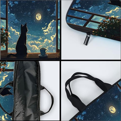 15-Inch Laptop Sleeve – Stylish, Lightweight, Shockproof, Water-Resistant Case for Lenovo, HP, Dell, Asus Notebooks - Cat Window - color: Cat Window