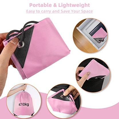 GoodtoU Drawstring Bags Bulk 48 Pcs Drawstring Backpack Gym Drawstring Bags Pink String Backpack for Women - color: Pink