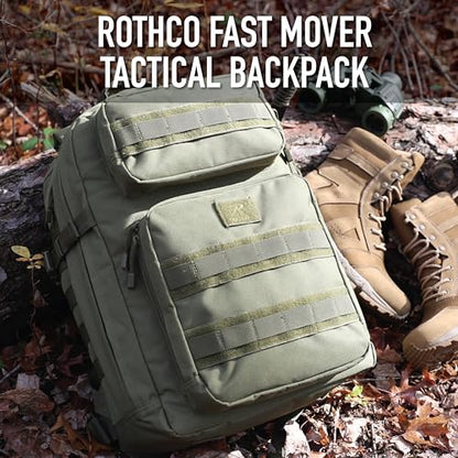 Rothco 22970: Midnight Camo Fast Mover Tactical Backpack - color: Midnight Black Camo