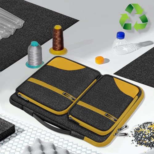 ZINZ 360 Protective Laptop Case 15" 15.6" 16" Sleeve, Water-Resistant Handbag with Straps Compatible with 16" MacBook Neo, MacBook Pro Air 16"/15", XPS 16" and Most 15" 15.6" 16" Notebooks,B01YL02 - color: B01yl02, size: 15"-16"