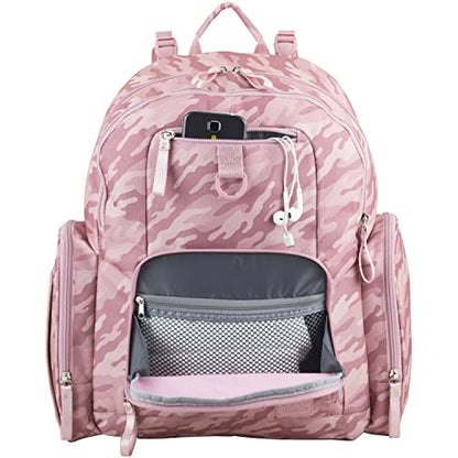 BODHI Baby Portable Diaper Changing Pad Diaper Changer Travel Bag, Changing Mat, Baby Changing Station, Infant Gift, Pink Camo - color: Pink Camo