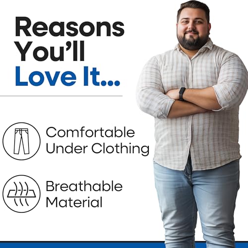 Plus Size Hip Brace Thigh Compression Sleeve | Sciatica Pain Relief Device Brace | Hamstring & Groin Compression Sleeve Wrap | Sciatic Nerve Relief | Hip Support Braces for Women & Men | LG / LEFT - size: Large, style: Left