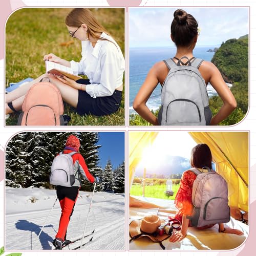Jexine 10 Pcs Backpacks in Bulk 16.5 Inches Back Pack Basic Backpack for Adult Lightweight Outdoor Travel Book Bags(Soft Neutrals) - color: Soft Neutrals