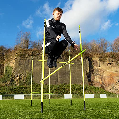 FORZA Pro Adjustable Hurdle Set | Speed & Agility Training with Rubber Bases or Ground Spikes for Extra Stability [4ft or 5ft] - size: 5ft, style: With Ground Spike