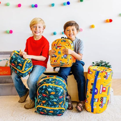 Wildkin 12 Inch Toddler Backpack for Kids, Under Construction - color: Under Construction, size: 12 x 10 x 4.5 inches