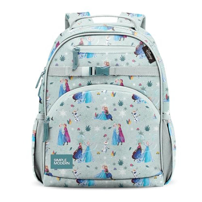 Simple Modern Large Disney Kids Backpack for School Girls and Boys | Elementary Backpack for Teen | Fletcher Collection | Kids - 16" tall | Frozen Swirls - color: Disney: Frozen Swirls, style: Kids Large