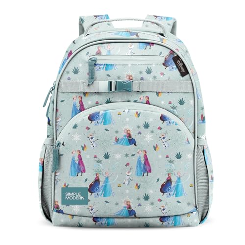 Simple Modern Large Disney Kids Backpack for School Girls and Boys | Elementary Backpack for Teen | Fletcher Collection | Kids - 16" tall | Frozen Swirls - color: Disney: Frozen Swirls, style: Kids Large