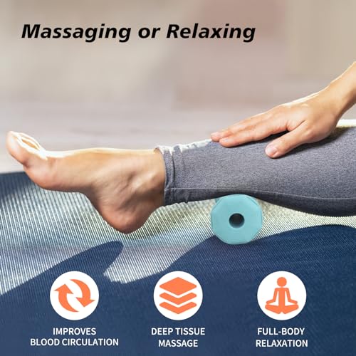 Plantar Fasciitis Relief,Foot Roller,Foot Massager Roller for Plantar Fasciitis,Deep Tissue Muscle Massage,Arch and Heel Pain Relief,Portable Reflexology Tool(Green) - color: Green