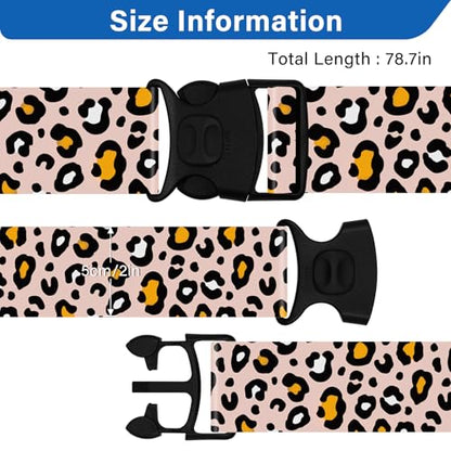 2 Pack Luggage Straps for Suitcases, Adjustable Travel Belt with Double Lock and Quick Release Buckle, Heavy Duty Nylon Bag Packing Strap, Bright Identifiers Business Travel Accessories-Beige Eggs - color: 24020 Beige Eggs
