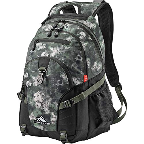 High Sierra Loop Backpack, Travel, or Work Bookbag with tablet sleeve, One Size, Urban Camo - color: Urban Camo