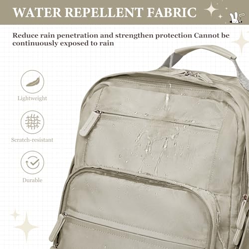 Khaki Backpack for Women Men - color: S-khaki