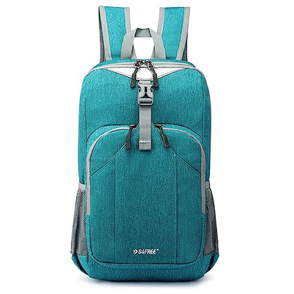 G4Free Mini 10L Hiking Daypack Small Hiking Backpack Cycling Compact Shoulder Backpack Outdoor for Men Women - color: Blue - Peacock Blue