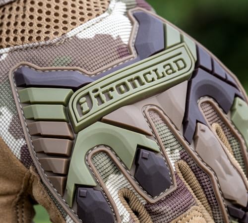 Ironclad Tactical Trigger Camo Gloves - size: Large
