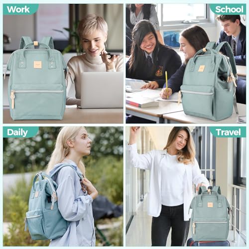 Himawari Laptop Backpack for Women & Men - Travel Backpack With USB Charging Port, Water Resistant, College & School Bag
