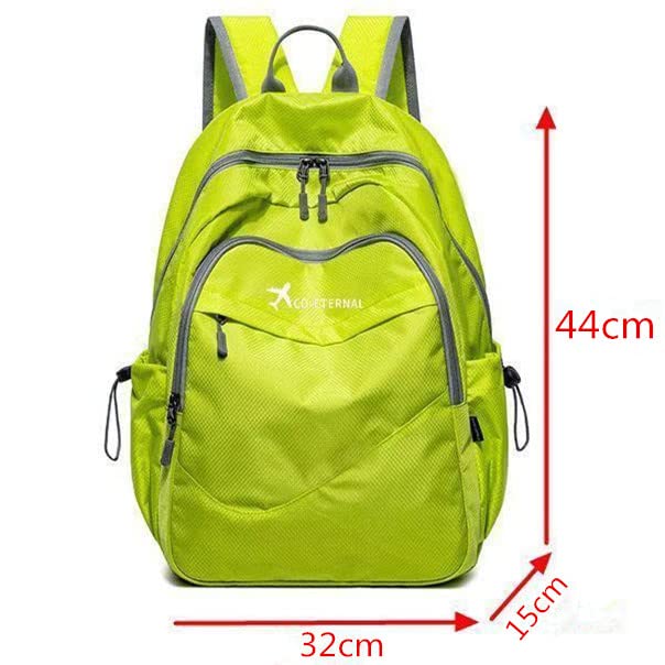 Geboldil Men's and women's lightweight foldable hiking travel backpack waterproof camping backpack fuchsia - color: Fuchsia