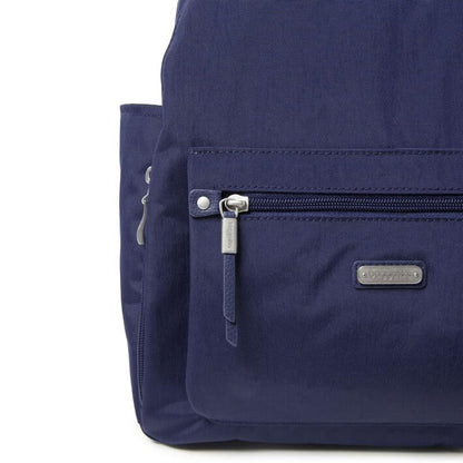 Baggallini Womens With Rfid Phone Wristlet All Day Backpack, Navy, One Size US - color: Navy