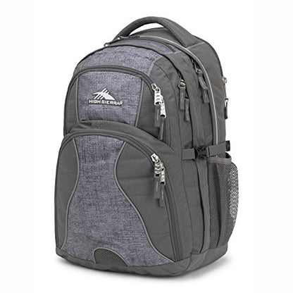 High Sierra Swerve Laptop Backpack, Slate/Woolly Weave, One Size - color: Slate/Woolly Weave