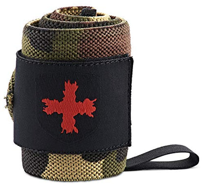 Harbinger Red Line 18-Inch Weightlifting Wrist Wraps for Men and Women (Pair) - color: Camo