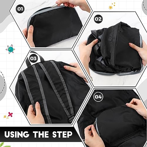 Jexine 10 Pcs Backpacks in Bulk 16.5 Inches Back Pack Basic Backpack for Adult Lightweight Outdoor Travel Book Bags(Black) - color: Black