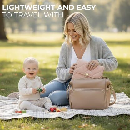 Portable Diaper Changing Pad - Soft and Easy to Clean Diaper Changing Mat for Babies - The Perfect Lightweight and Foldable Pad for Traveling - color: Pink