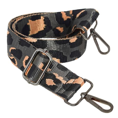 Replacement Purse Strap Shoulder Strap Adjustable Crossbody Strap for Women Crossbody Wide Shoulder Bag - color: Black