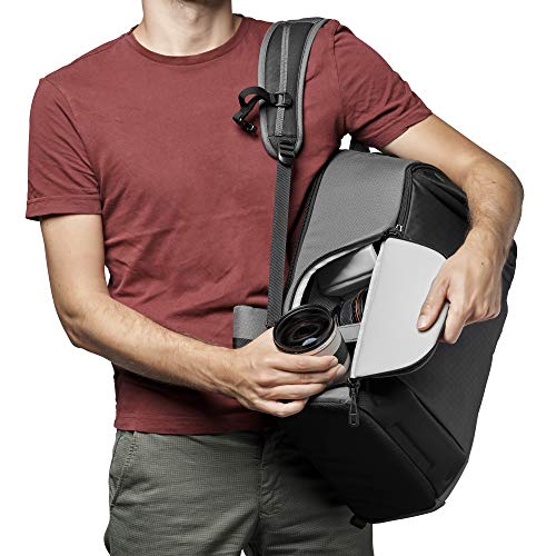 Lowepro Flipside BP 400 AW III Mirrorless and DSLR Camera Backpack - Dark Grey - with Rear Access - with Side Access - with Adjustable Dividers - for Mirrorless Like Sony α7 - LP37353-PWW - color: Dark Grey