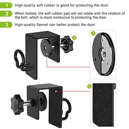 BeneLabel Heavy Duty Door Anchor for Fitness Training - Compatible with Resistance Bands, Suspension Straps and More - Ideal for Home Gym Workout, Strength Training, Physical Therapy