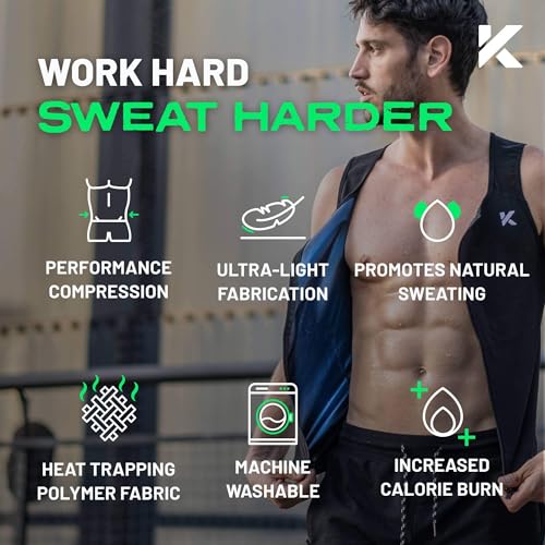 Kewlioo Men's Heat Trapping Zipper Sweat Enhancing Vest - Sauna Suit Shirt Compression Vest Shapewear Top for Gym Exercise - color: Gray Camo, size: XX-Large-3X-Large