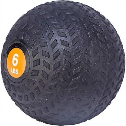 Fitvids Slam Medicine Wall Balls Workout Exercise Fitness Weighted Balls for Cross Training, Strength and Conditioning Exercises, Cardio and Core Workouts - style: 6 Pounds