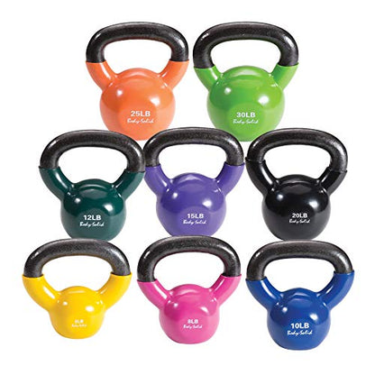 Body Solid Vinyl Coated Kettle Bell Set - size: 125.0 Pounds