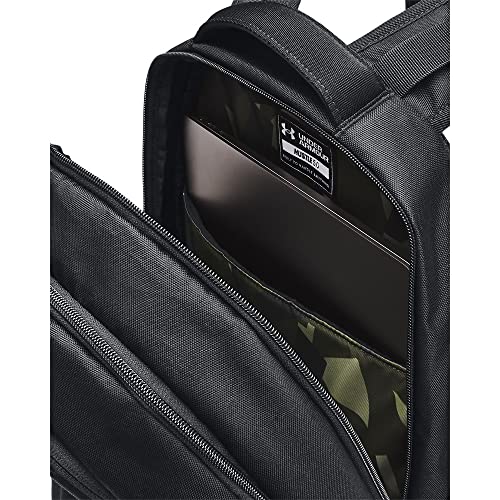 Under Armour Unisex Hustle 5.0 Backpack - color: (017) Black / Black / Red