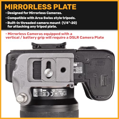 SPIDER HOLSTER – Clip-on Camera Holster and Camera Plate with Durable Stainless Steel Pin – Compatible with Any Belt - color: Spider X Holster + Plate