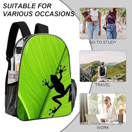 Daypack Lightweight Multipurpose Anti-Theft Green Leaf Frog Shoulder Bag Large Capacity Laptop Book Bag Rucksack With Adjustable Shoulder Straps - color: Pattern 207
