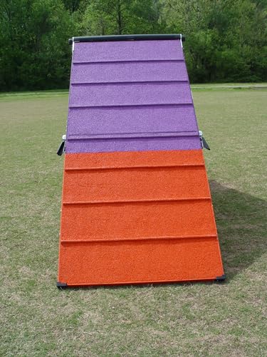DogSport Rubber Surface Dog Agility A-Frame (7'), On-Wheel Interface is Ready, 7545RW-PU - size: 7'
