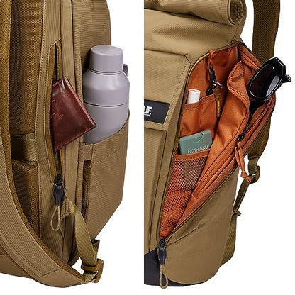 Thule Paramount 24L Backpack - Commuter Backpack with Padded Laptop Sleeve - Fits 16" laptops and 12" Tablets - Thoughtful Layout and Organization - color: Nutria, size: 24L