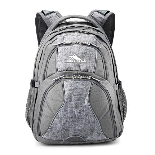 High Sierra Swerve Laptop Backpack, Slate/Woolly Weave, One Size - color: Slate/Woolly Weave